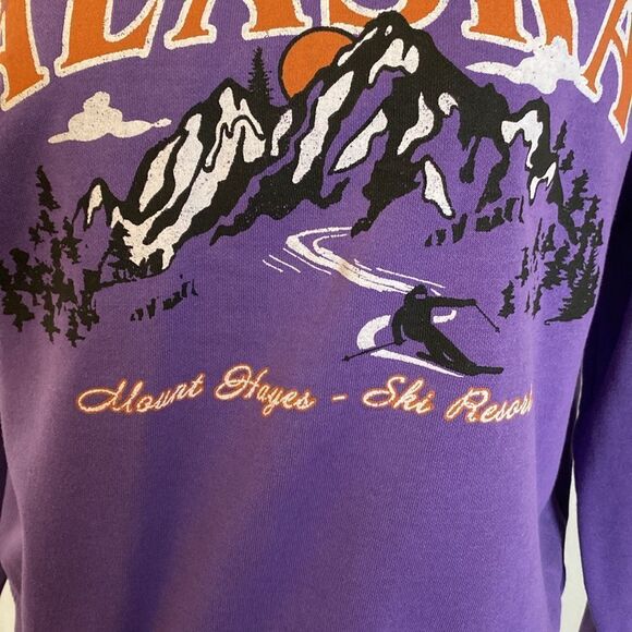 H&M Nee Alaska Ski Resort Motif Sweatshirt - Picture 3 of 5